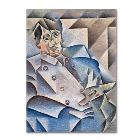 Trademark Fine Art Juan Gris 'Portrait Of Pablo Picasso' Canvas Art, 18x24 AA00560-C1824GG